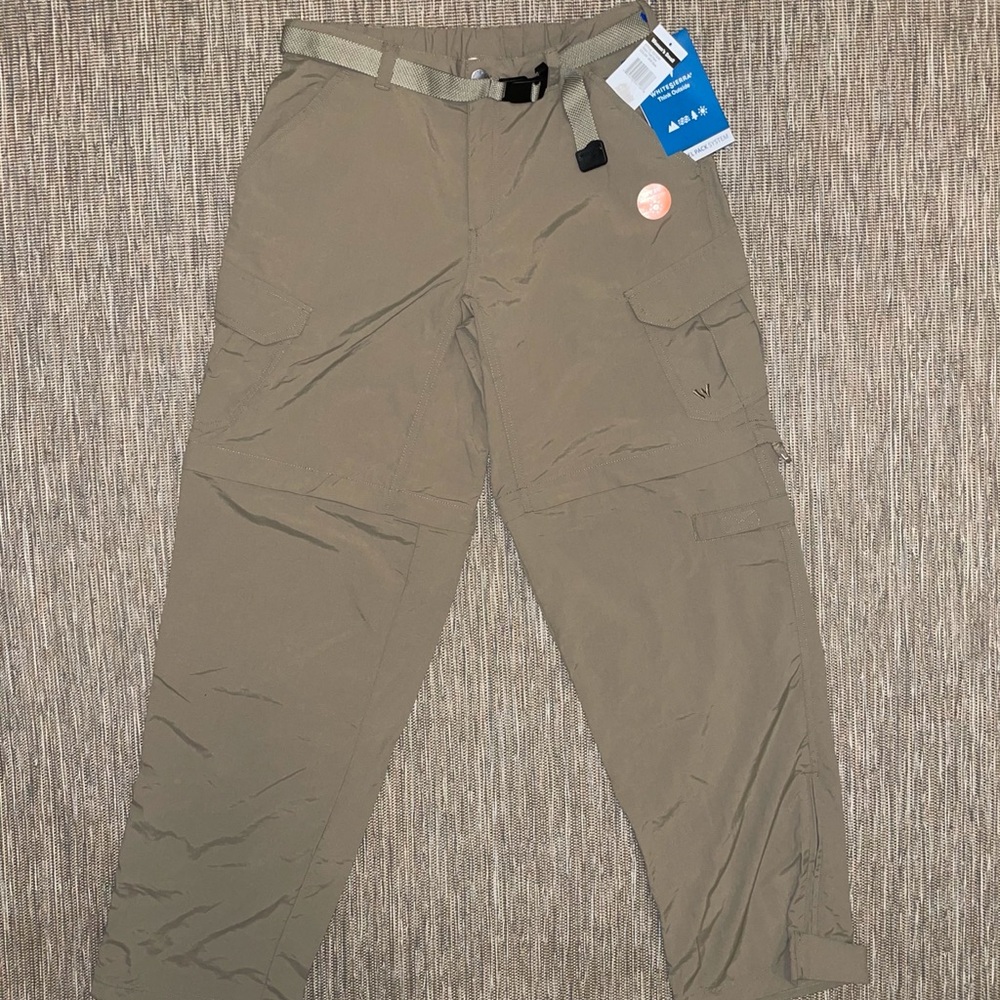 White Sierra Cargo Windbreakers Pants
